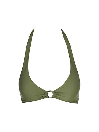 DARLING HARBOUR | Top bikini da donna con allacciatura al collo | olive